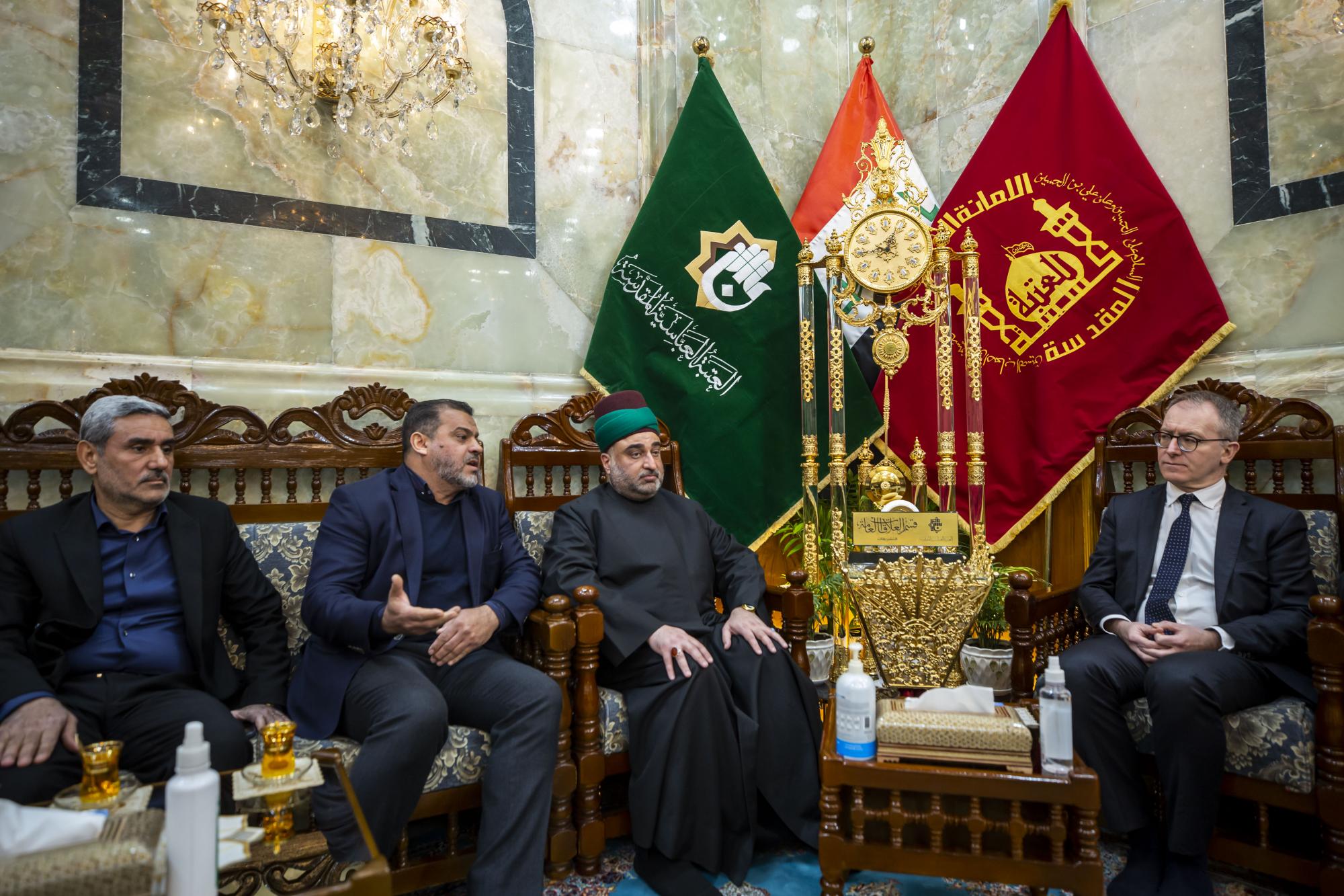 Italian Ambassador To Iraq Briefed On Projects Of Al Abbas Holy Shrine