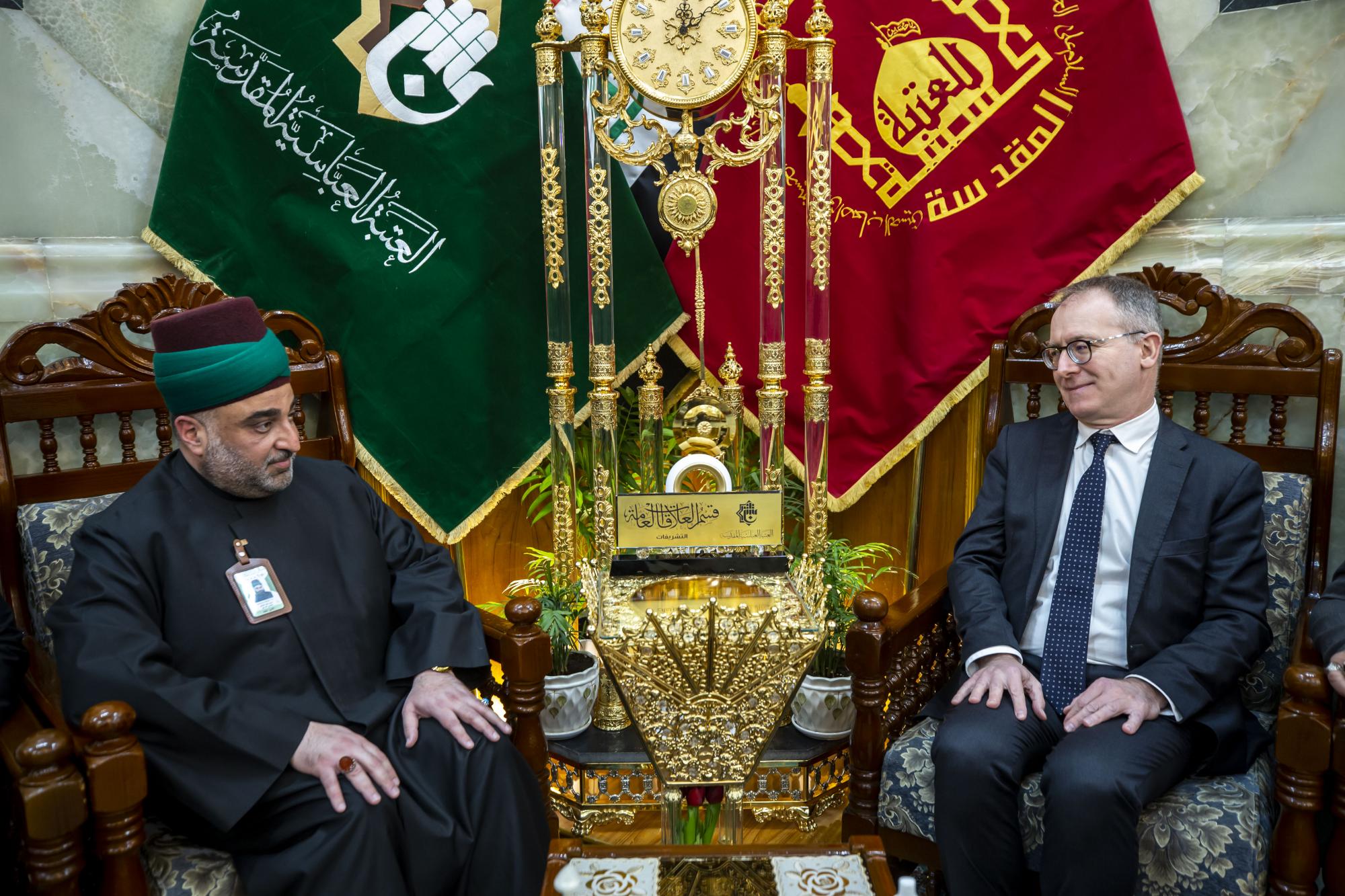 Italian Ambassador To Iraq Briefed On Projects Of Al Abbas Holy Shrine