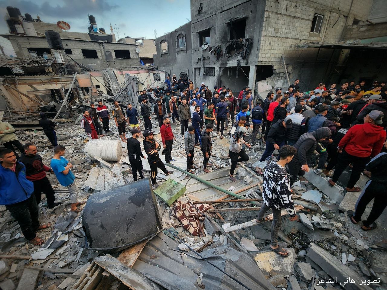 Photos documenting massive destruction left behind Israeli airstrikes ...