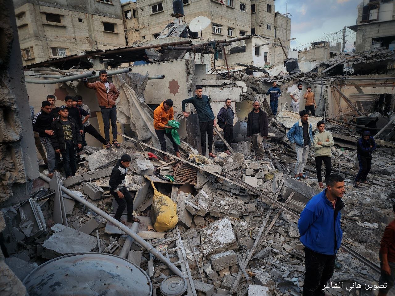 Photos documenting massive destruction left behind Israeli airstrikes ...