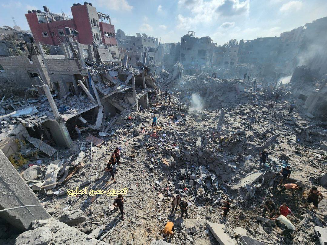 Photos: Israel dropped 25,000 tons of explosives on Gaza equivalent to ...