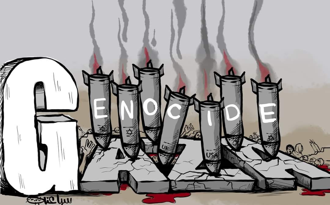 Cartoon: Israeli regime genocide in Gaza