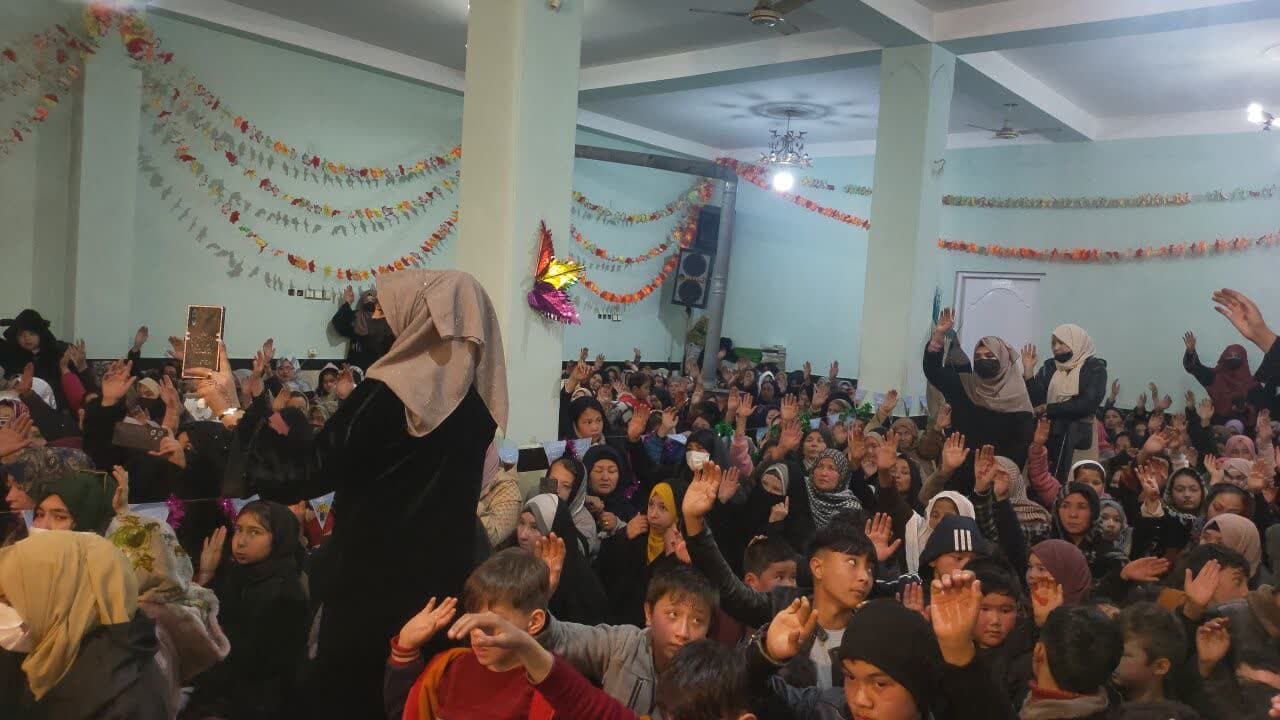 جشن نیمه شعبان در مسجد جامع امیرالمومنین(ع) "کابل" پایتخت افغانستان
